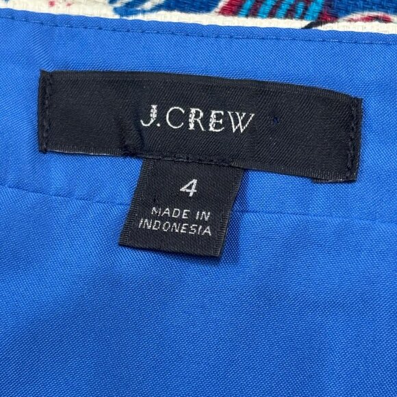 J. Crew NWOT Tropical Floral Pencil Skirt, Size 4 - Picture 9 of 15